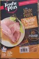 Mängden socker i Les juste cuit la palette de porc supérieure