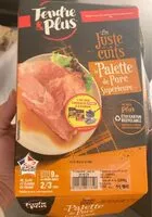 Mängden socker i La palette de porc supérieure