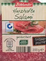 Mängden socker i Herzhafte Salami geräuchert