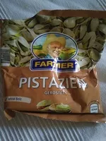 Mängden socker i Pistazien geröstet und gesalzen