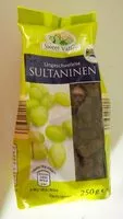 Mängden socker i Ungeschwefelte Sultaninen