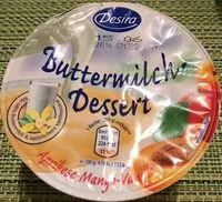 Mängden socker i Buttermilch Dessert