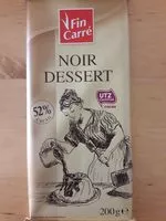 Mängden socker i Noir dessert