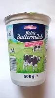 Mängden socker i Reine Buttermilch