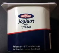 Mängden socker i Joghurt mild 3,5% Fett