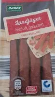 Mängden socker i Herzhafte Landjäger