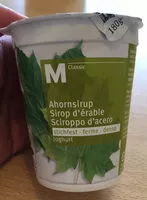 Mängden socker i Sirop d'érable yoghourt 