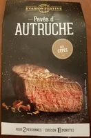 Mängden socker i 2 pavés d'autruche marinés aux cèpes