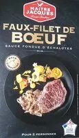 Mängden socker i Faux-filet de bœuf sauce fondue d'échalotes