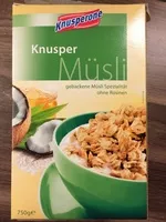 Mängden socker i Knusper Müsli