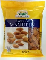 Mängden socker i Kalifornische Mandeln