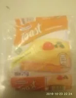 Mängden socker i Toast (Schmelzkäse)