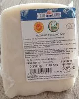 Mängden socker i Pecorino toscano dop