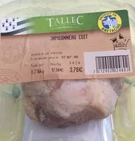 Mängden socker i Jambonneau cuit