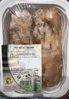 Mängden socker i Pied cuit à l'ancienne