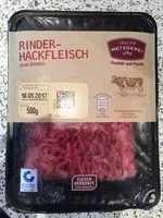 Mängden socker i Rinder-Hackfleisch
