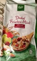 Mängden socker i Dinkel-Früchte-Müsli