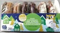 Mängden socker i Feine Nürnberger Obladen lebkuchen