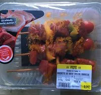 Mängden socker i Brochette de boeuf special barbecue
