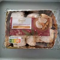 Mängden socker i Stollenkonfekt Marzipan