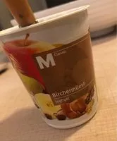 Mängden socker i Birchermüesli