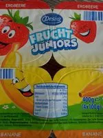 Mängden socker i Fruchtjunior, Banane