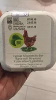 Mängden socker i Œufs bio suisses