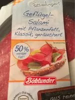Mängden socker i Geflügelsalami, Classic