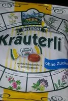 Mängden socker i Kräuterli Bonbons, ohne Zucker
