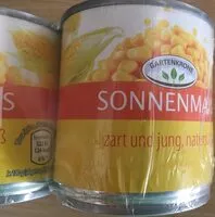 Mängden socker i Sonnenmais