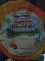 Mängden socker i Bayrischer Alpenweichkäse