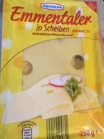 Mängden socker i Emmentaler in Scheiben
