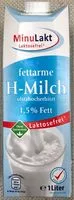 Mängden socker i fettarme H-Milch 1,5% Fett