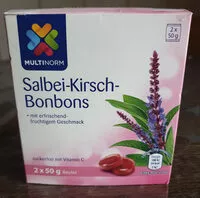 Mängden socker i Salbei-Kirsch-Bonbons
