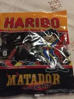 Mängden socker i Haribo Matador Dark Mix