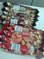 Mängden socker i Nuss-Frucht-Mix