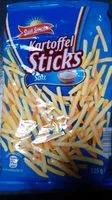 Mängden socker i Kartoffel sticks