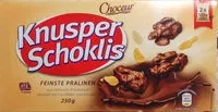 Mängden socker i Choceur Knusper Schoklis