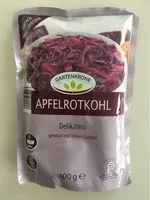 Mängden socker i Apfelrotkohl