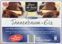 Mängden socker i Tannenbaum-Eis