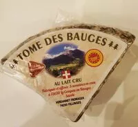Mängden socker i Fromage TOME DES BAUGES