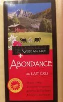 Mängden socker i Abondance au lait cru
