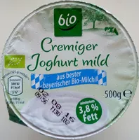 Mängden socker i Cremiger Joghurt mild