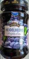 Mängden socker i Heidelbeere Konfitüre Extra