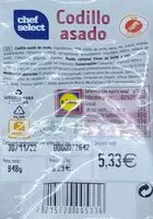 Mängden socker i Codillo asado