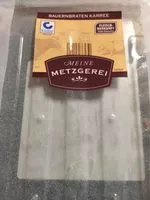 Mängden socker i Meine Metzgerei