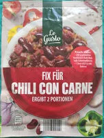 Mängden socker i Fix für Chili con Carne