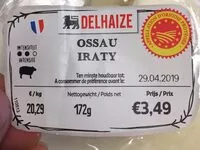 Mängden socker i OSSAU IRATY