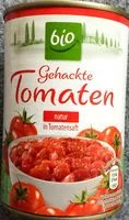 Mängden socker i Gehackte Tomaten natur