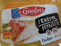 Mängden socker i Escalopes de dinde l'extra tendre